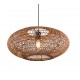 - Hedda - Black Pendant with Rope Shade Trio-312300136 - Hedda - Black Pendant with Rope Shade