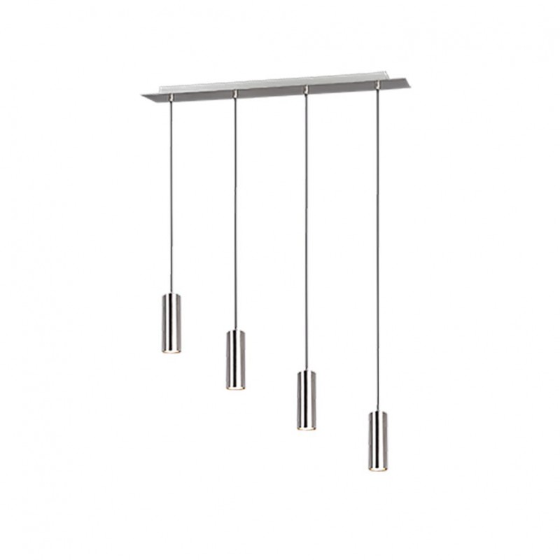 - Marley - Matt Nickel 4 Light over Island Fitting Trio-312400407 - Marley - Matt Nickel 4 Light over Island Fitting