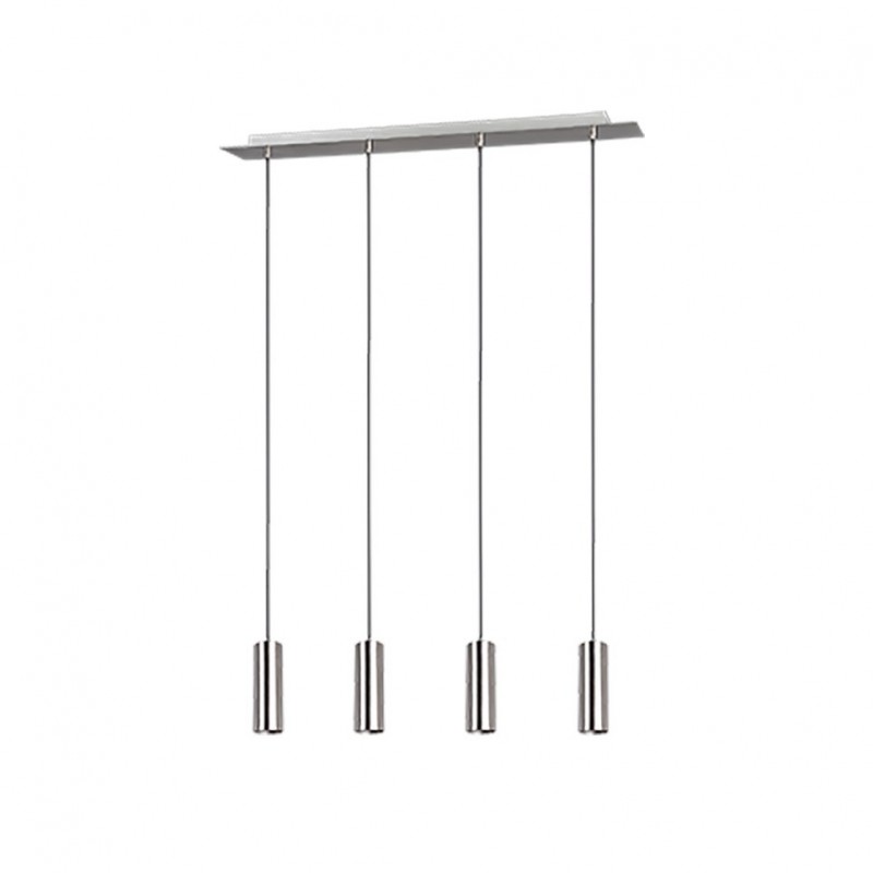- Marley - Matt Nickel 4 Light over Island Fitting Trio-312400407 - Marley - Matt Nickel 4 Light over Island Fitting