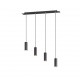Trio-312400432 - Marley - Matt Black 4 Light over Island Fitting