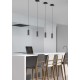 Trio-312400432 - Marley - Matt Black 4 Light over Island Fitting