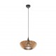 Trio-315900142 - Colino - Anthracite Pendant with Natural Wooden Slats