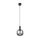 - Diva - Matt Black Pendant with Mirrored Smoked Glass Trio-319800132 - Diva - Matt Black Pendant with Mirrored Smoked Glass