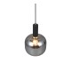 - Diva - Matt Black Pendant with Mirrored Smoked Glass Trio-319800132 - Diva - Matt Black Pendant with Mirrored Smoked Glass