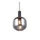 - Diva - Matt Black Pendant with Mirrored Smoked Glass Trio-319800132 - Diva - Matt Black Pendant with Mirrored Smoked Glass
