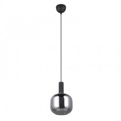 Diva - Matt Black Pendant with Mirrored Smoked Glass Diva - Matt Black Pendant with Mirrored Smoked Glass