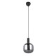 - Diva - Matt Black Pendant with Mirrored Smoked Glass Trio-319800132 - Diva - Matt Black Pendant with Mirrored Smoked Glass