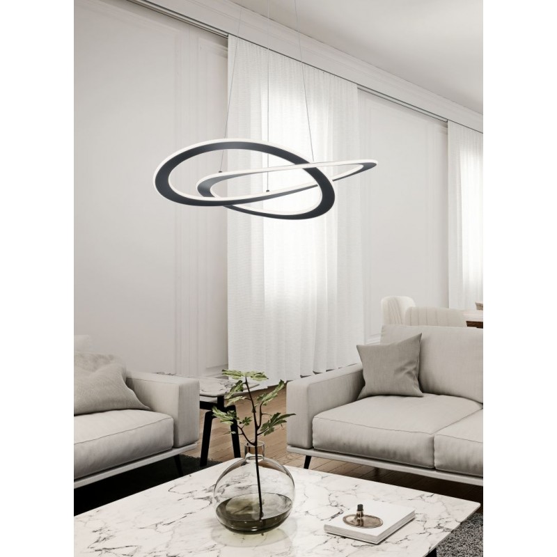 - Oakland - Anthracite LED Pendant Trio-321710142 - Oakland - Anthracite LED Pendant
