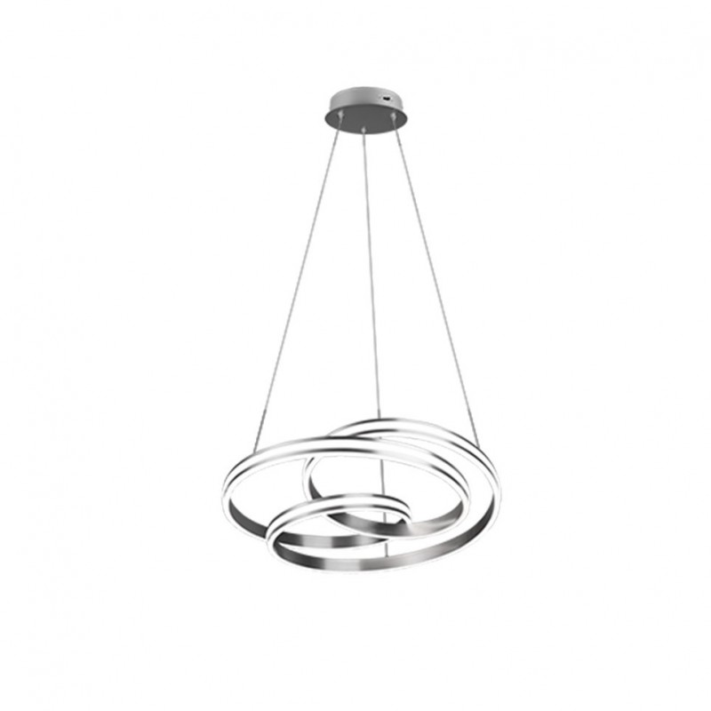 - Nuria - Matt Nickel CCT Pendant Trio-326210107 - Nuria - Matt Nickel CCT Pendant