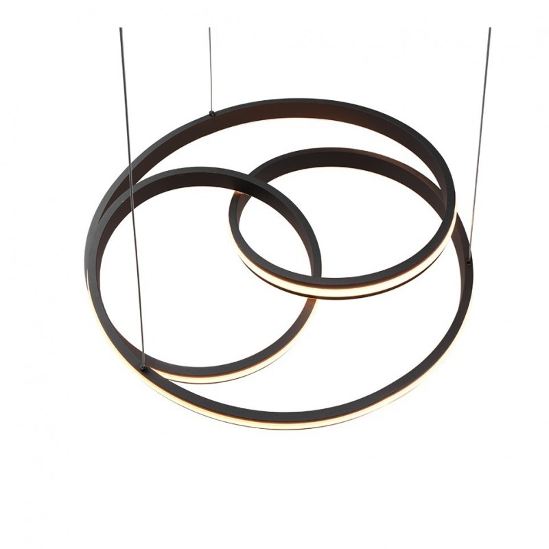 - Nuria - Matt Black CCT Pendant Trio-326210132 - Nuria - Matt Black CCT Pendant