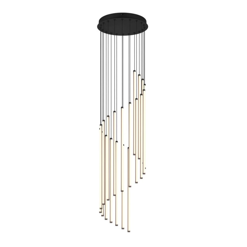 Trio-330632032 - Baxter - Matt Black CCT Cluster Pendant