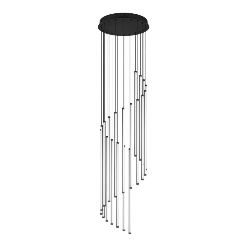 Trio-330632032 - Baxter - Matt Black CCT Cluster Pendant