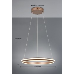 Amador - Coffee CCT Pendant ∅ 45 cm