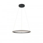 Amador - Matt Black CCT Pendant ∅ 75 cm