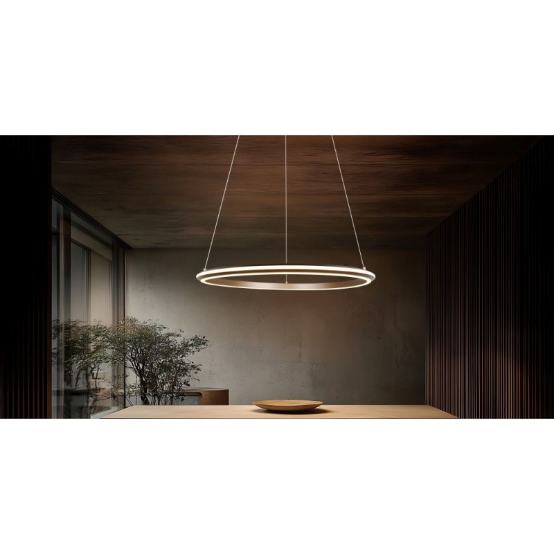 Trio-331019165 - Amador - Coffee CCT Pendant ∅ 75 cm