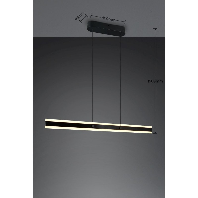 Trio-331210132 - Arcola - Matt Black CCT Linear Profile