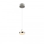 Dios - Matt Nickel CCT Pendant with White Diffuser