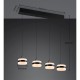Trio-331410432 - Dios - Matt Black CCT over Island Fitting with White Diffuser