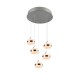 Trio-331430507 - Dios - Matt Nickel CCT Cluster Pendant with White Diffuser