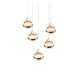 Trio-331430507 - Dios - Matt Nickel CCT Cluster Pendant with White Diffuser