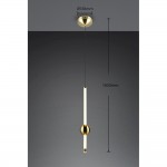 Melita - Matt Brass CCT Pendant