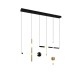Trio-331510680 - Melita - Matt Brass & Black CCT over Island Fitting