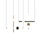 Trio-331510680 - Melita - Matt Brass & Black CCT over Island Fitting