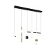 Trio-331510680 - Melita - Matt Brass & Black CCT over Island Fitting