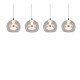 - Flynt - Chrome CCT 4 Light over Island Fitting with Clear Glass Trio-331610406 - Flynt - Chrome CCT 4 Light over Island Fitting with Clear Glass
