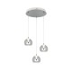 - Flynt - Chrome CCT 3 Light Cluster Pendant with Clear Glass Trio-331630306 - Flynt - Chrome CCT 3 Light Cluster Pendant with Clear Glass