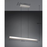 Donegal - Matt Nickel CCT Linear Profile with Remote Control