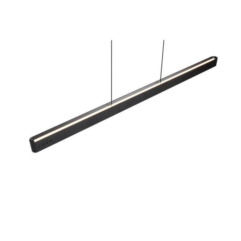 Trio-333310232 - Donegal - Matt Black CCT Linear Profile with Remote Control
