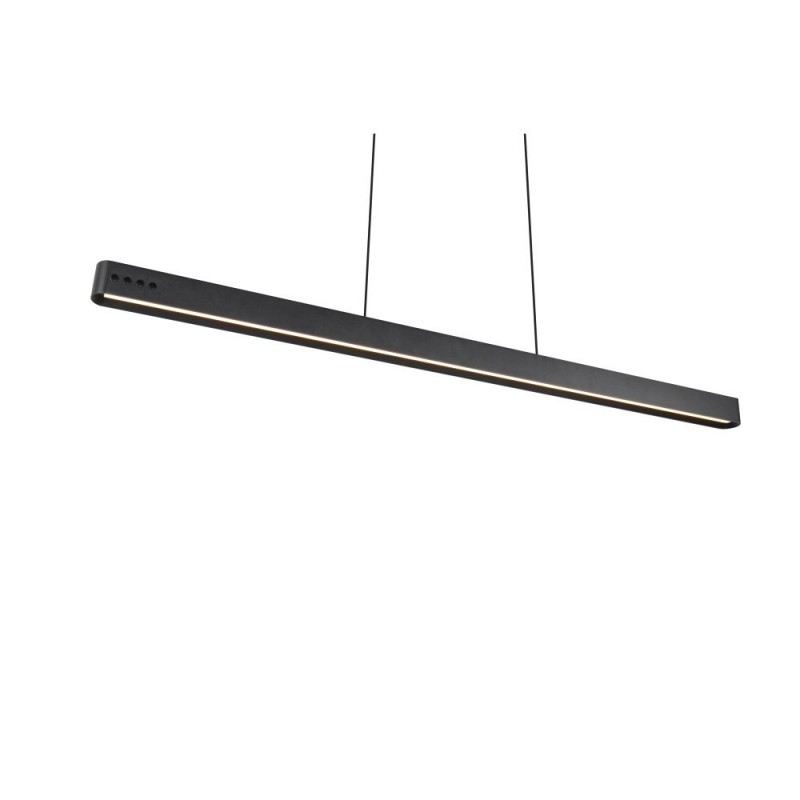 Trio-333310232 - Donegal - Matt Black CCT Linear Profile with Remote Control