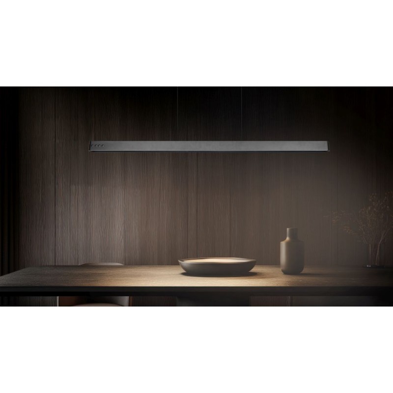 Trio-333310232 - Donegal - Matt Black CCT Linear Profile with Remote Control