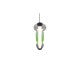 Trio-334310117 - Minerva - Black CCT Pendant with Multicolour Glass