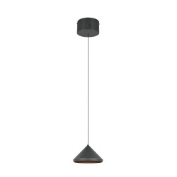 Laguna - Matt Black CCT Pendant ∅ 18 cm
