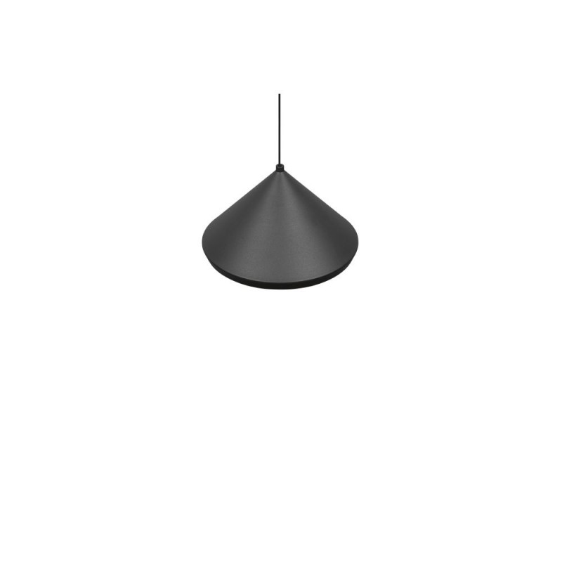 Trio-336210132 - Laguna - Matt Black CCT Pendant ∅ 18 cm
