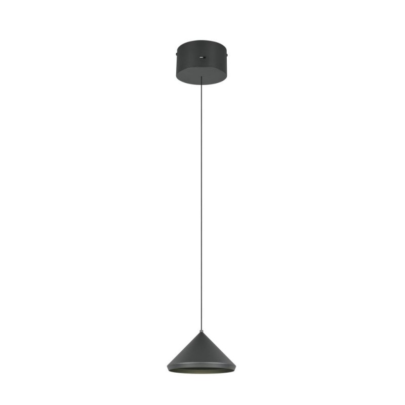 Trio-336210132 - Laguna - Matt Black CCT Pendant ∅ 18 cm