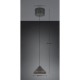 Trio-336210132 - Laguna - Matt Black CCT Pendant ∅ 18 cm
