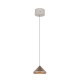 Trio-336210165 - Laguna - Warm Grey CCT Pendant with Coffee Shade ∅ 18 cm