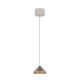 Trio-336210165 - Laguna - Warm Grey CCT Pendant with Coffee Shade ∅ 18 cm