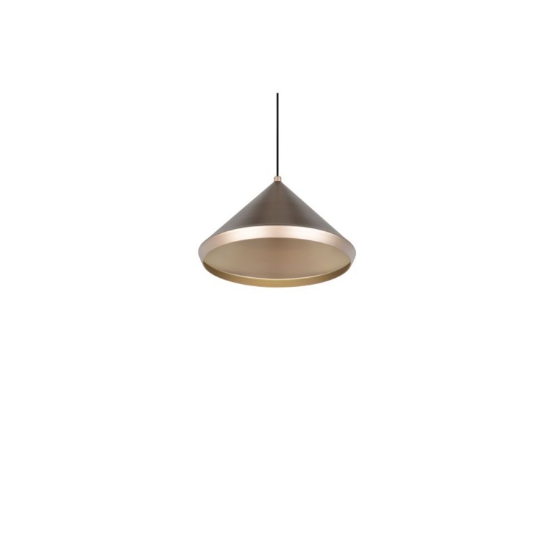 Trio-336210165 - Laguna - Warm Grey CCT Pendant with Coffee Shade ∅ 18 cm