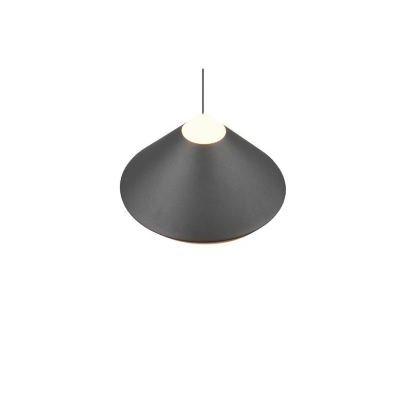 Trio-336219132 - Laguna - Matt Black CCT Pendant ∅ 30 cm