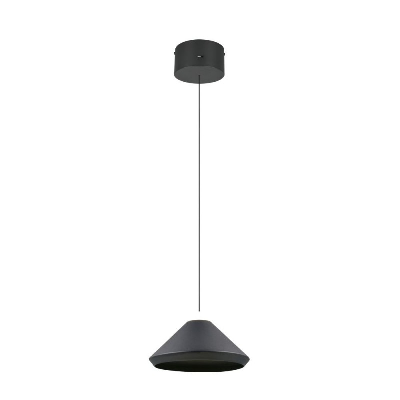 Trio-336219132 - Laguna - Matt Black CCT Pendant ∅ 30 cm