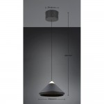 Laguna - Matt Black CCT Pendant ∅ 30 cm
