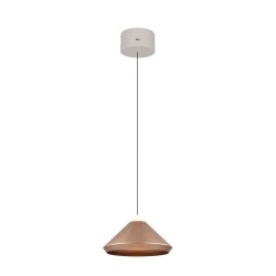 Laguna - Warm Grey CCT Pendant with Coffee Shade ∅ 30 cm