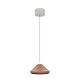 Trio-336219165 - Laguna - Warm Grey CCT Pendant with Coffee Shade ∅ 30 cm
