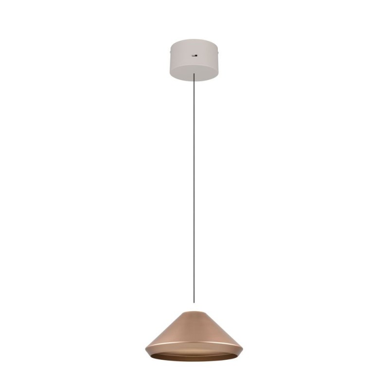 Trio-336219165 - Laguna - Warm Grey CCT Pendant with Coffee Shade ∅ 30 cm