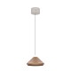 Trio-336219165 - Laguna - Warm Grey CCT Pendant with Coffee Shade ∅ 30 cm