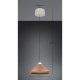 Trio-336219165 - Laguna - Warm Grey CCT Pendant with Coffee Shade ∅ 30 cm